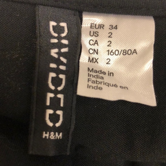 Black Tank Top w/ White Feathers l SIZE 2 - Picture 3 of 4